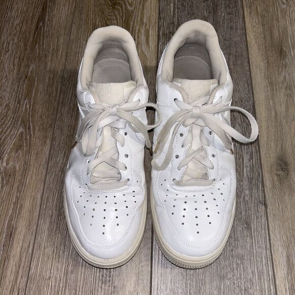 Nike Men’s US Size 9 Air Force 1 Low Triple White Shoes 315122-111 Repainted - Picture 5 of 15